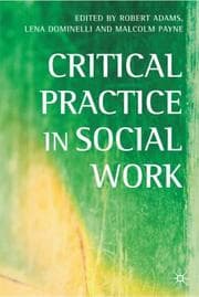 Tapa de Critical practice in social work