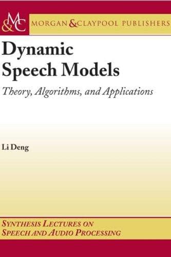 Tapa de Dynamic Speech Models (Synthesis Lectures on Speech and Audio Processing)