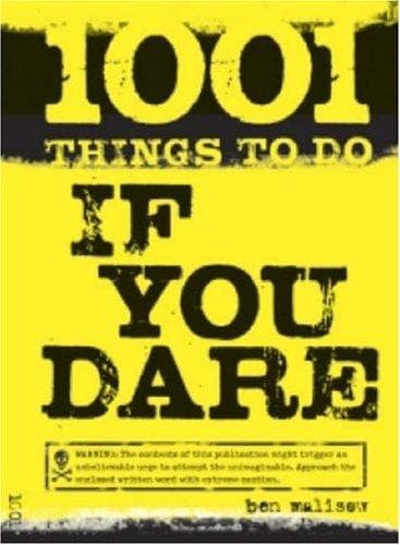 Tapa de 1001 Things to Do If You Dare