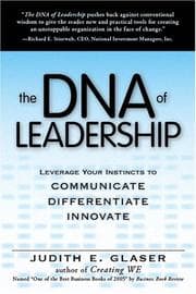 Tapa de The DNA of leadership