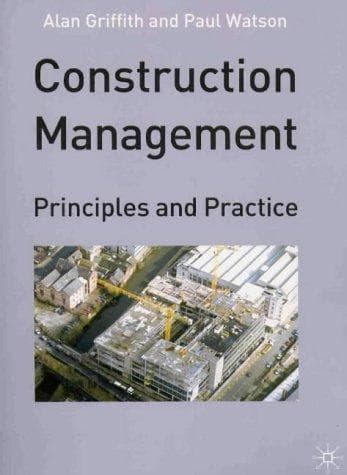 Tapa de Construction management