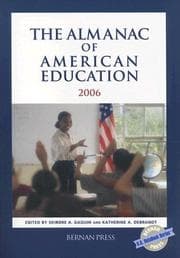 Tapa de The almanac of American education, 2006