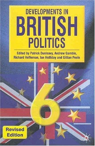 Tapa de Developments in British Politics 6