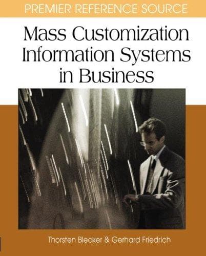 Tapa de Mass Customization Information Systems in Business