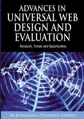 Tapa de Advances in Universal Web Design And Evaluation