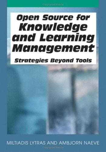 Tapa de Open source for knowledge and learning management