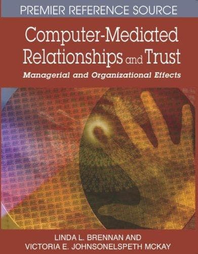 Tapa de Computer-mediated Relationships and Trust