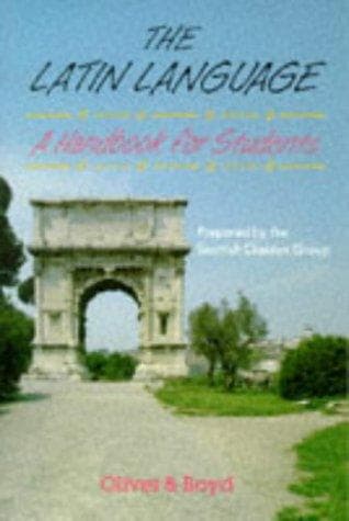 Tapa de The Latin Language (Oliver & Boyd)