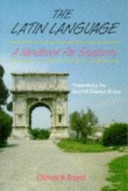 Tapa de The Latin Language (Oliver & Boyd)