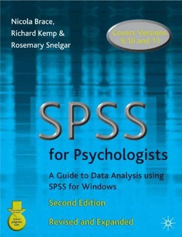 Tapa de SPSS for Psychologists