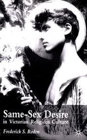 Tapa de Same Sex Desire in Victorian Religious Culture