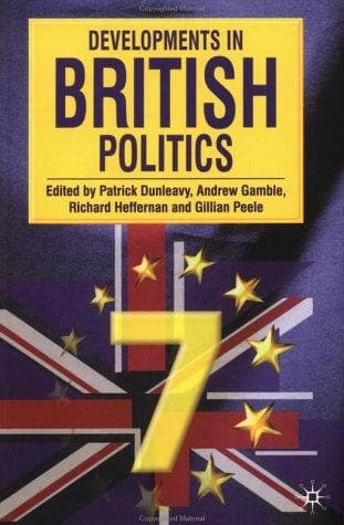 Tapa de Developments in British Politics 7