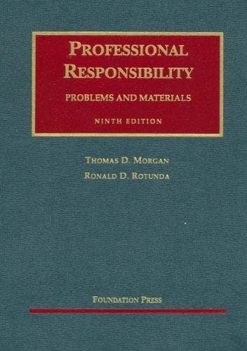 Tapa de Professional responsibility