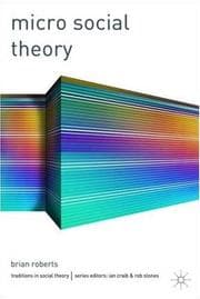 Tapa de Micro Social Theory (Traditions in Social Theory)