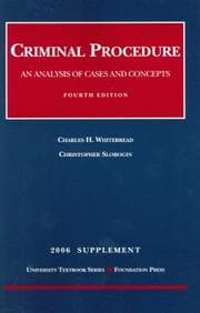 Tapa de Criminal Procedure 2006
