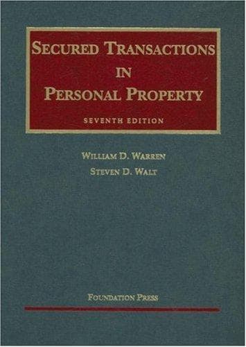 Tapa de Secured transactions in personal property