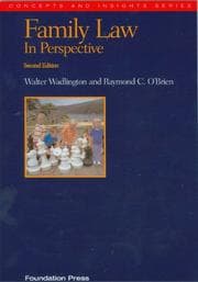 Tapa de Family law in perspective