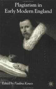 Tapa de Plagiarism in early modern England