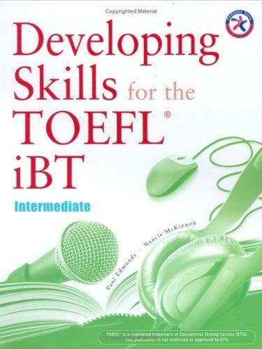 Tapa de Developing Skills for the iBT Toefl