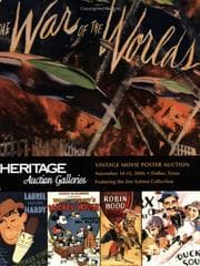 Tapa de Heritage Vintage Movie Poster Auction # 640
