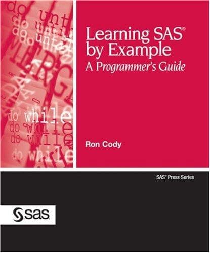 Tapa de Learning SAS by Example
