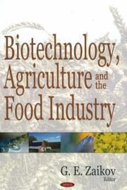 Tapa de Biotechnology, Agriculture and the Food Industry