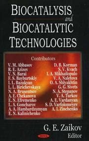 Tapa de Biocatalysis and biocatalytic technologies