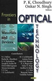 Tapa de Frontiers in optical technology