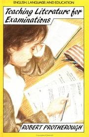 Tapa de Teaching literature for examinations