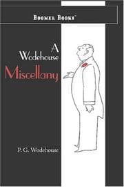 Tapa de A Wodehouse Miscellany