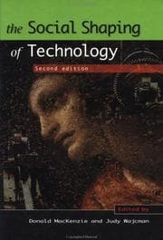 Tapa de The social shaping of technology