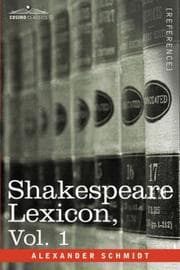 Tapa de Shakespeare Lexicon, Vol. 1