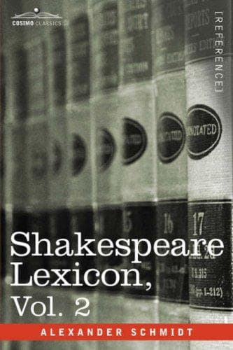 Tapa de Shakespeare Lexicon, Vol. 2