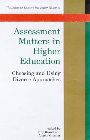 Tapa de Assessment matters in higher education