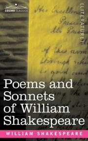 Tapa de Poems and Sonnets of William Shakespeare