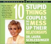 Tapa de Ten Stupid Things Couples Do To Mess Up Their Relationships CD