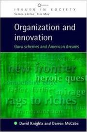 Tapa de Organization and innovation