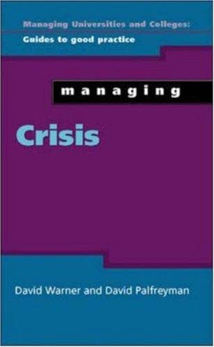 Tapa de Managing crisis