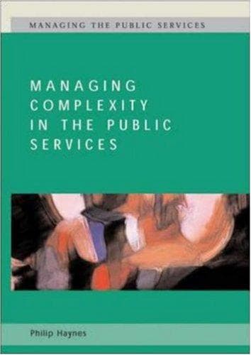 Tapa de Managing Complexity in the Public Services