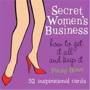 Tapa de Secret Women's Business Cards