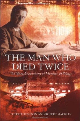 Tapa de The man who died twice