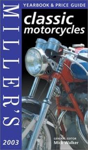 Tapa de Classic Motorcycles Yearbook & Price Guide 2003