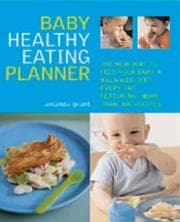 Tapa de Baby healthy eating planner
