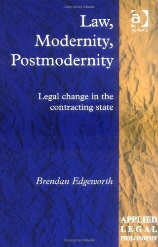 Tapa de Law, Modernity, Postmodernity