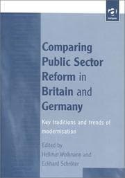 Tapa de Comparing public sector reform in Britain and Germany