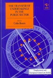 Tapa de The transfer of undertakings in the public sector