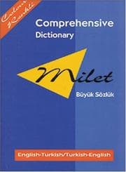 Tapa de Milet Comprehensive Dictionary - Büyük Sözlük