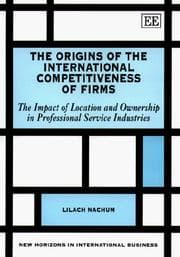 Tapa de The origins of the international competitiveness of firms