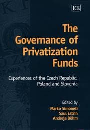 Tapa de The governance of privatization funds