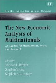 Tapa de The new economic analysis of multinationals